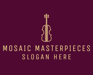 Classical Violin Music logo design