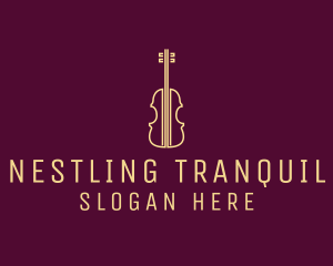 Classical Violin Music logo design