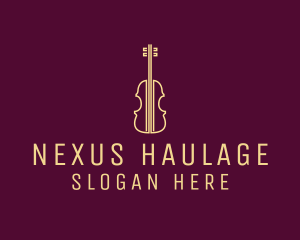 Classical Violin Music logo design