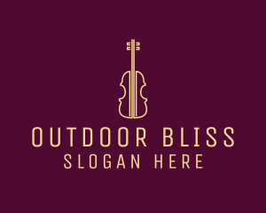 Classical Violin Music logo design