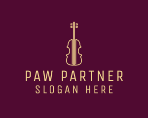 Classical Violin Music logo design