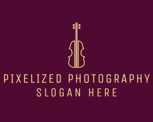 Classical Violin Music logo design