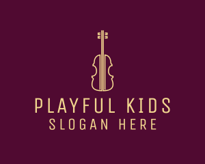 Classical Violin Music logo design