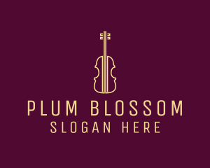 Classical Violin Music logo design