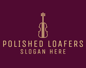 Classical Violin Music logo design