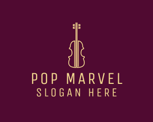 Classical Violin Music logo design