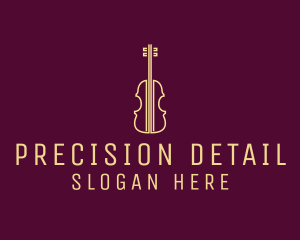 Classical Violin Music logo design