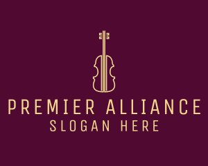 Classical Violin Music logo design