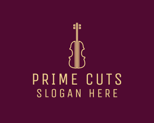 Classical Violin Music logo design