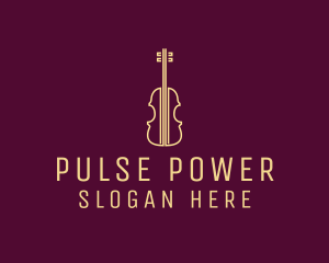 Classical Violin Music logo design