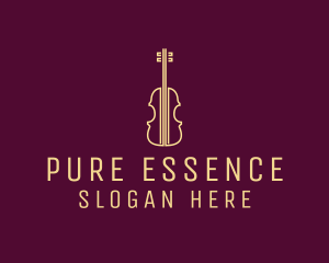 Classical Violin Music logo design