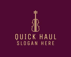 Classical Violin Music logo design