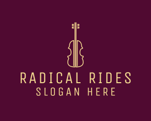 Classical Violin Music logo design