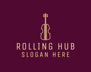 Classical Violin Music logo design