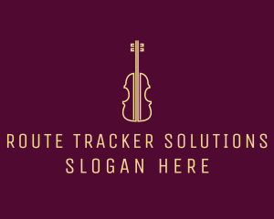 Classical Violin Music logo design