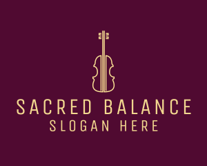 Classical Violin Music logo design