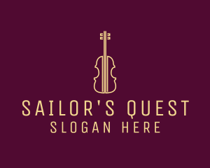 Classical Violin Music logo design