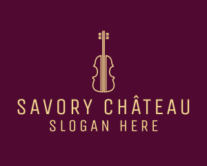 Classical Violin Music logo design