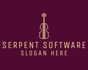 Classical Violin Music logo design