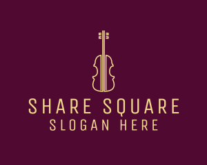 Classical Violin Music logo design