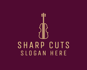 Classical Violin Music logo design