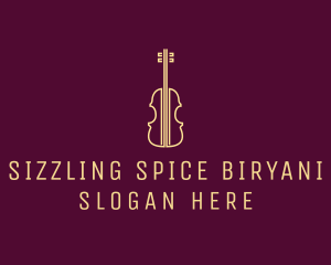 Classical Violin Music logo design