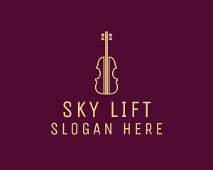 Classical Violin Music logo design