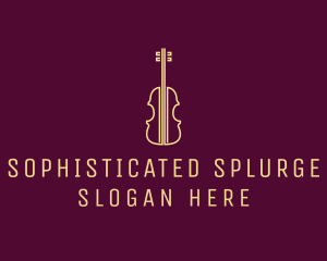 Classical Violin Music logo design