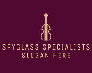 Classical Violin Music logo design