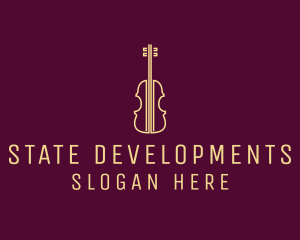 Classical Violin Music logo design