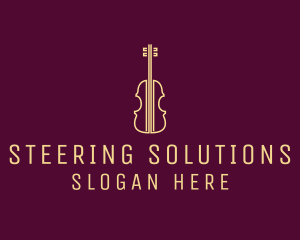 Classical Violin Music logo design