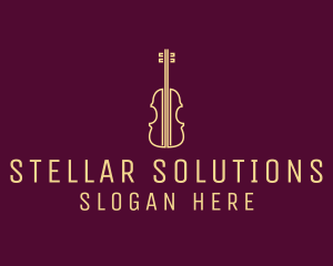 Classical Violin Music logo design