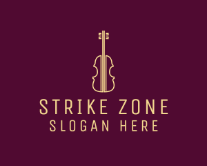 Classical Violin Music logo design