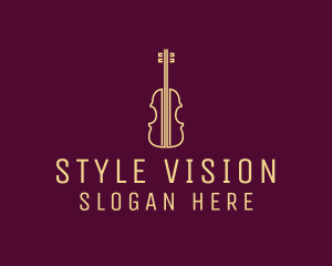 Classical Violin Music logo design