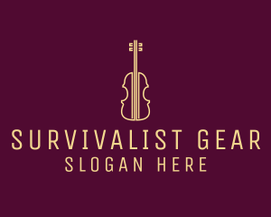 Classical Violin Music logo design