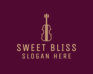 Classical Violin Music logo design