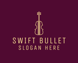 Classical Violin Music logo design