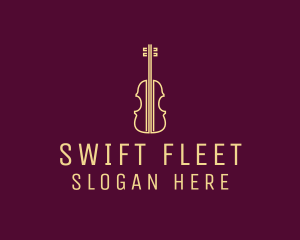 Classical Violin Music logo design