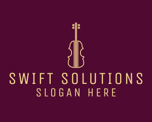 Classical Violin Music logo design