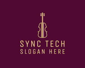 Classical Violin Music logo design