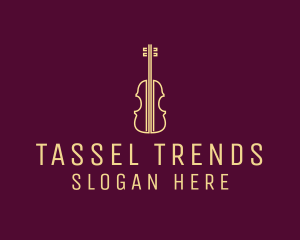 Classical Violin Music logo design