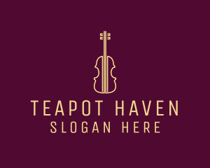 Classical Violin Music logo design