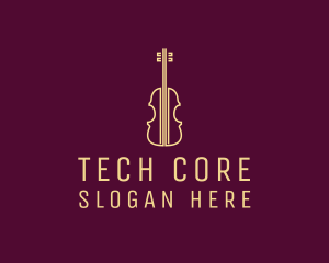 Classical Violin Music logo design