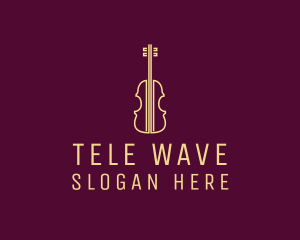 Classical Violin Music logo design