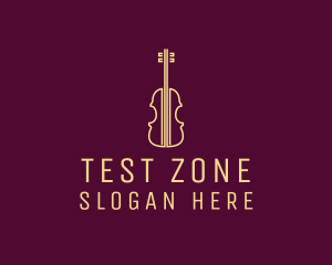 Classical Violin Music logo design