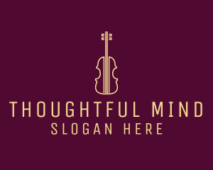 Classical Violin Music logo design