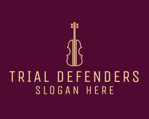 Classical Violin Music logo design