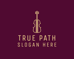 Classical Violin Music logo design