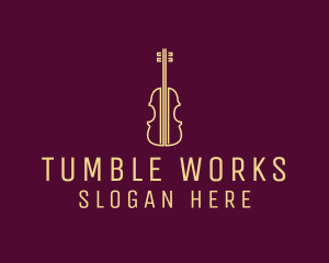 Classical Violin Music logo design