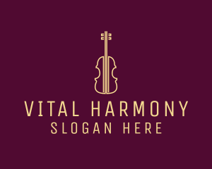 Classical Violin Music logo design